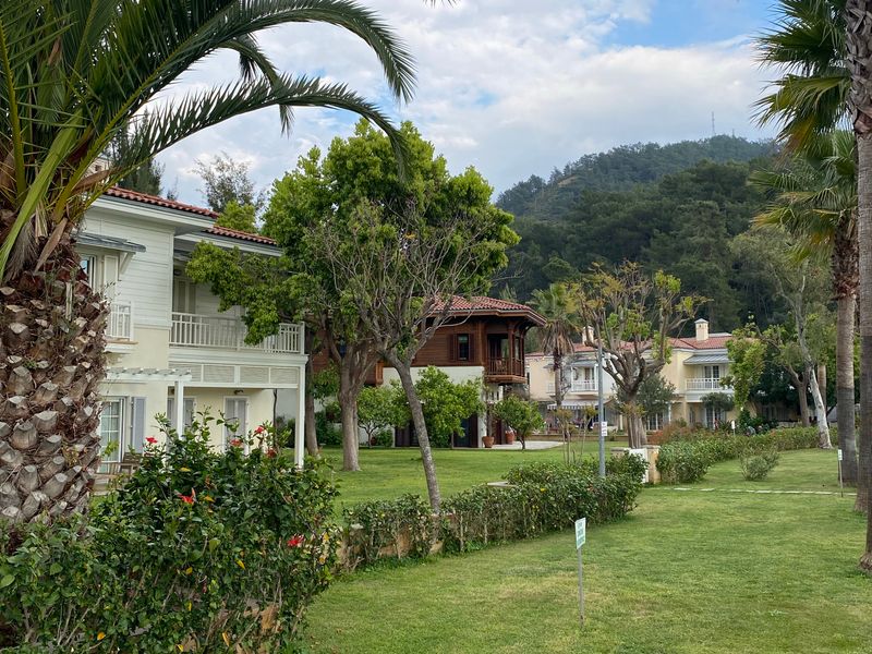 Jardín con césped en la Costa Blanca